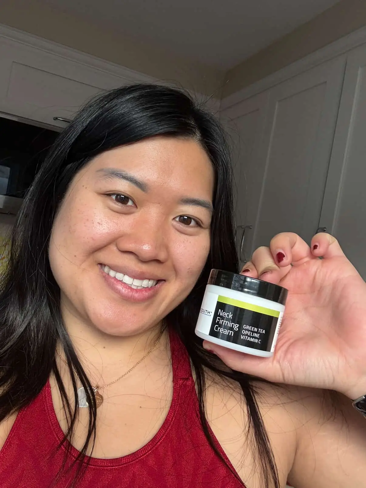 Customer before and after — Neck Firming Cream